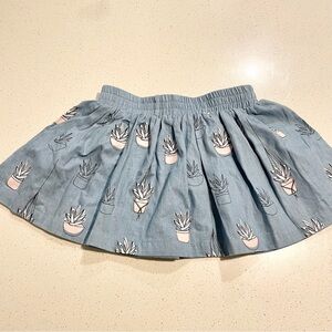 Tiny Tribe Plant Lady Chambray Skirt